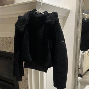 ALO Yoga Black Sherpa Jacket Womens XS
